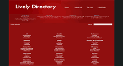 Desktop Screenshot of livelydirectory.com